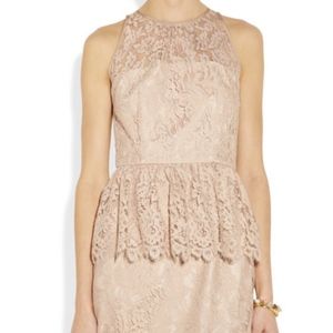 NWT Milly Liza Lace Peplum Cocktail Dress 